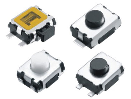 Horizontal Push Tactile Switches Figure RTP/RPTM