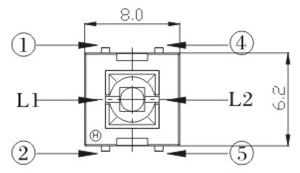 開(kāi)關(guān)R593結(jié)構(gòu)圖